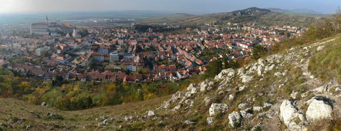 pohled na Mikulov ze Svatého kopečku