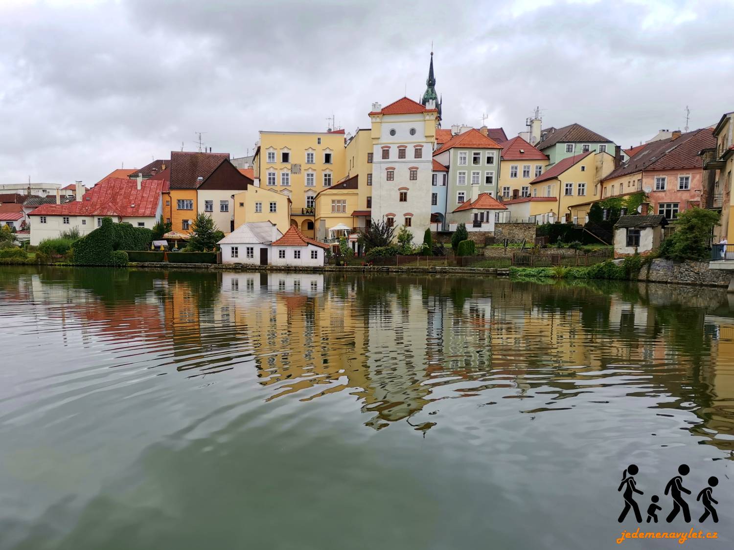 pohled na Jindřichův Hradec přes Malý Vajgar