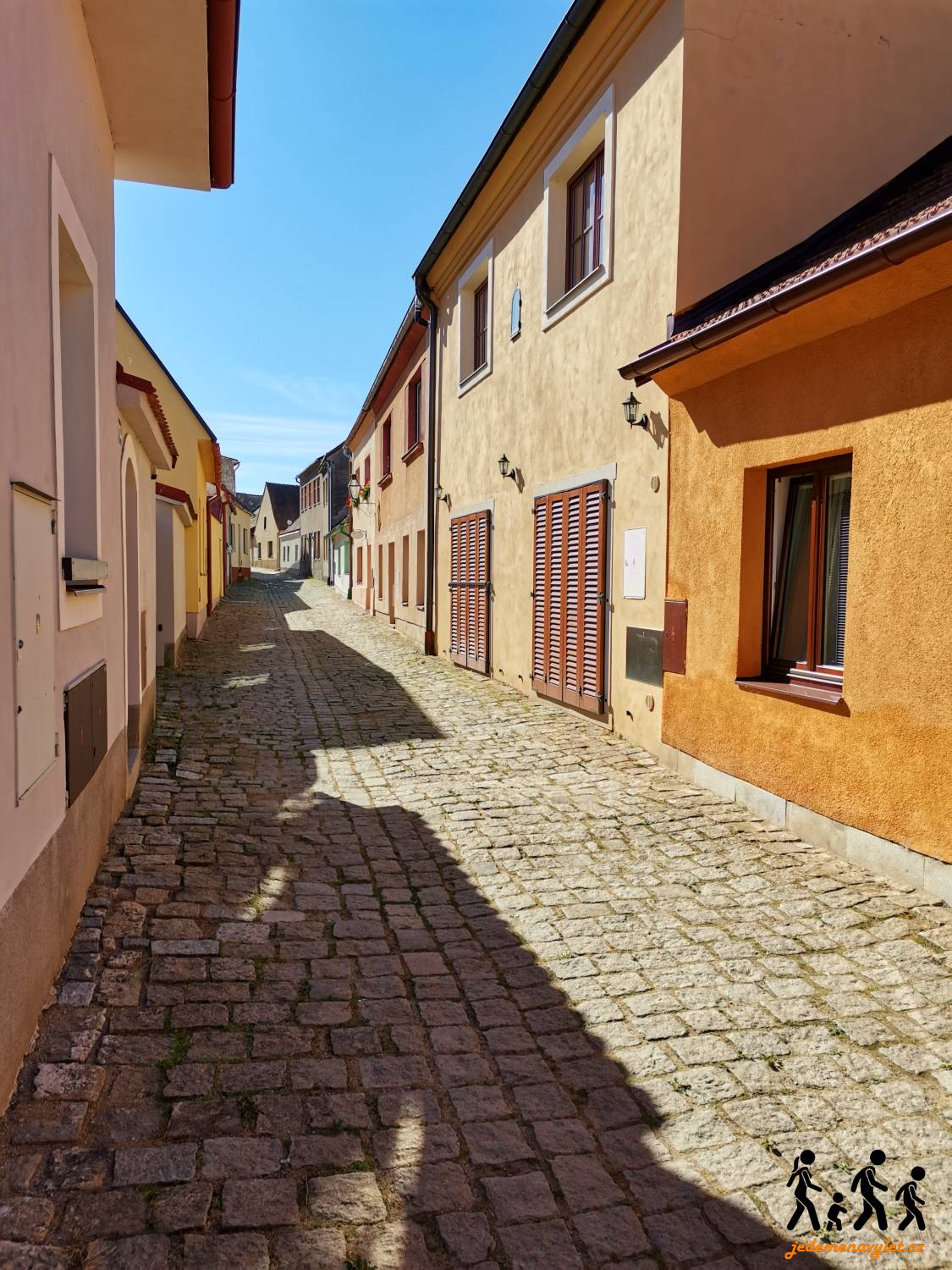 Telč Hradební ulice