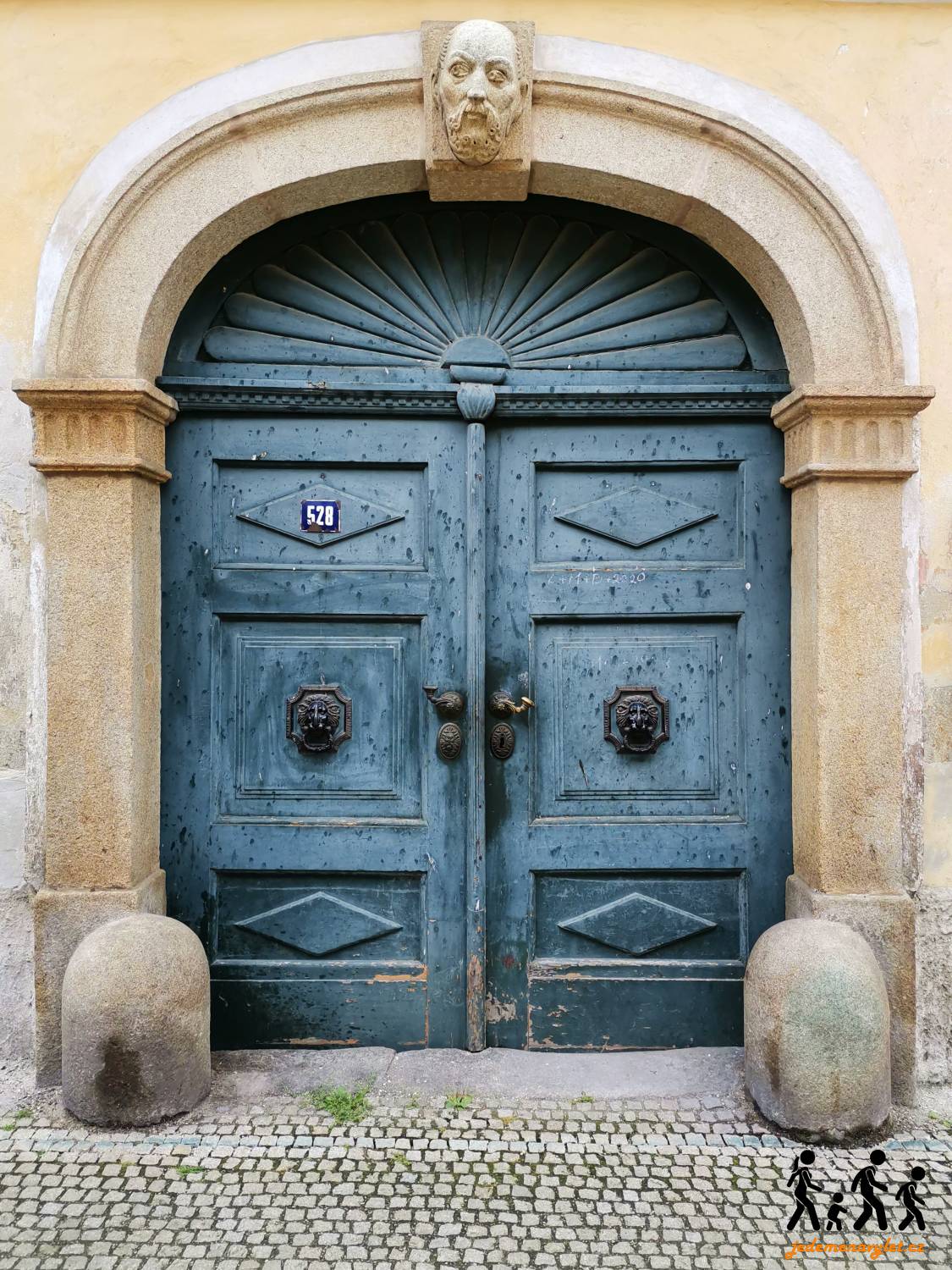dveře domu Slavonice