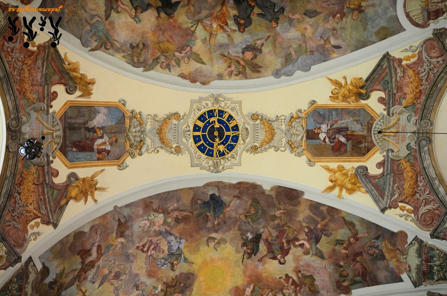 strop baziliky sv. Markéty Břevnovský klášter