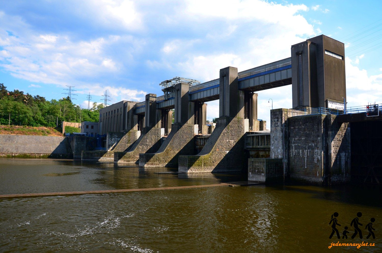 hráz Vrané nad Vltavou