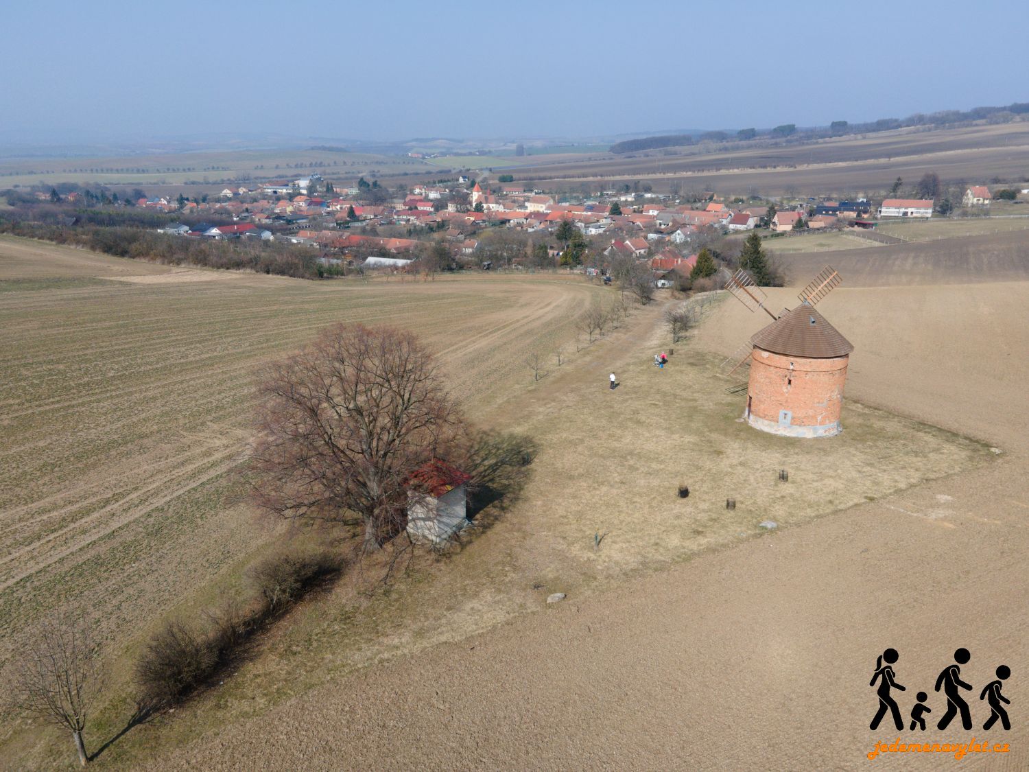 větrný mlýn Chvalkovice