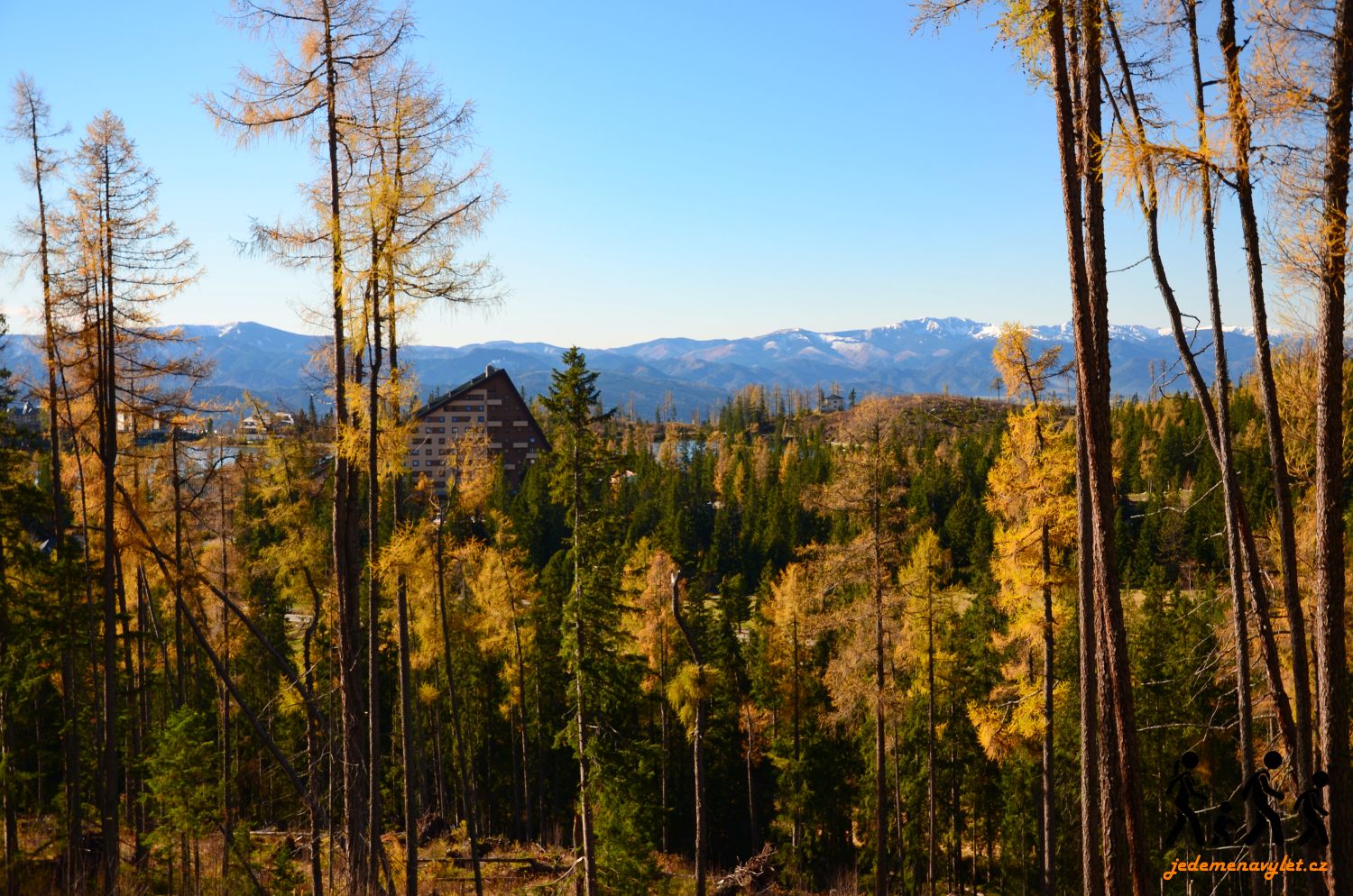 Nízké Tatry ze Štrbského Plesa