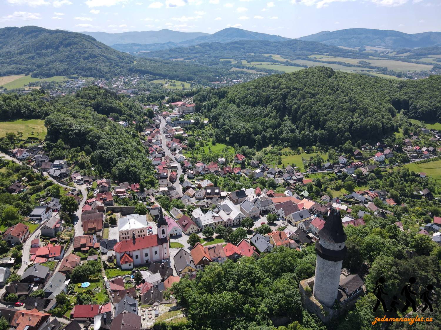 Štramberk v podhůří Beskyd