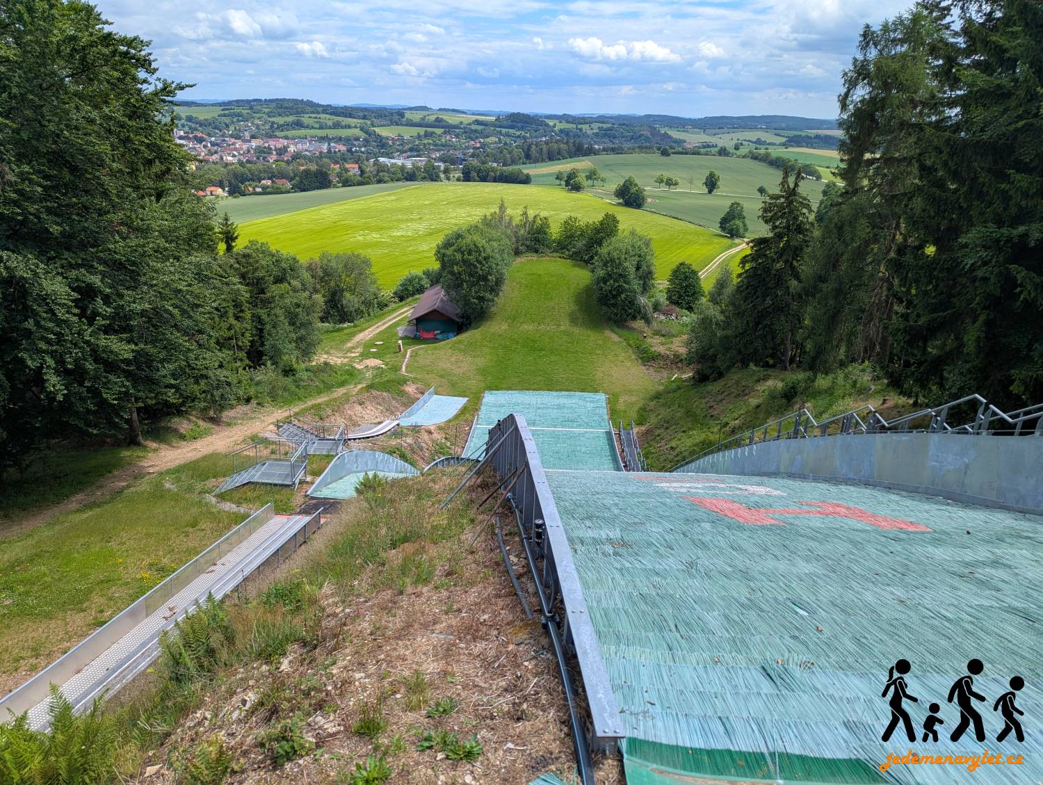 skokanské můstky Nové Město na Moravě