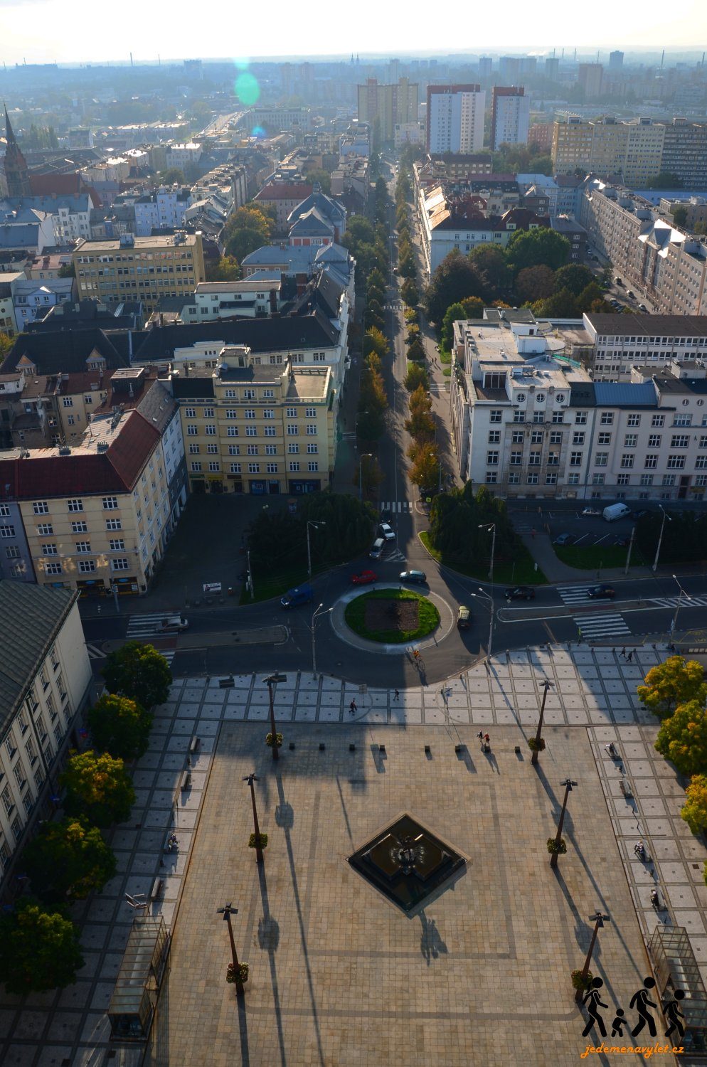 Prokešovo náměstí z Nové radnice