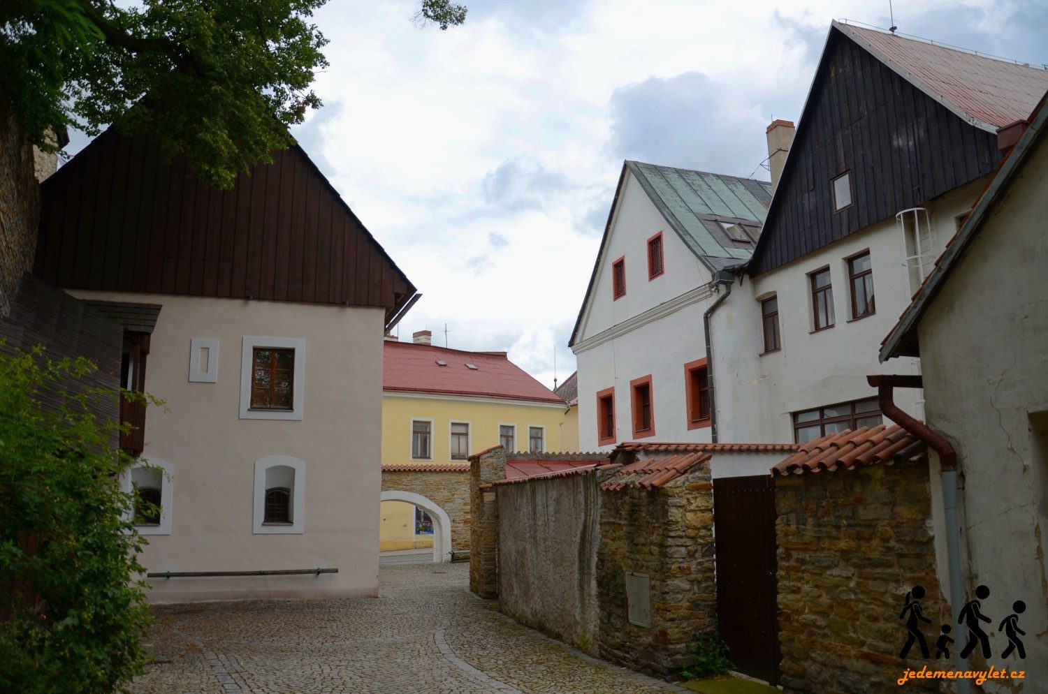 historická ulička Nové Město nad Metují